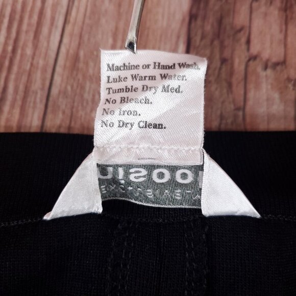 Exclusively Misook Womens Size 2X Black Straight Leg Stretch Knit Elastic Waist - Picture 9 of 10